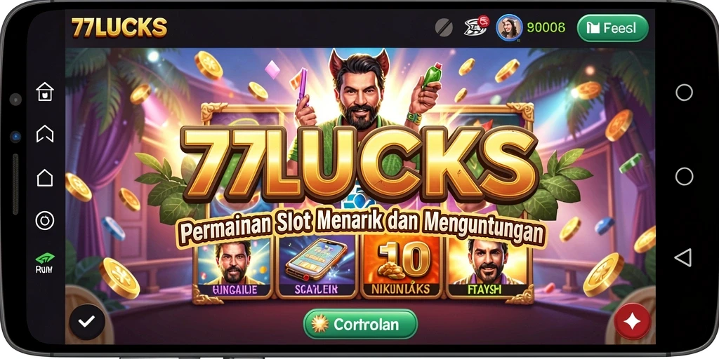Gameplay seru 77LUCKS dengan grafis slot yang menakjubkan.