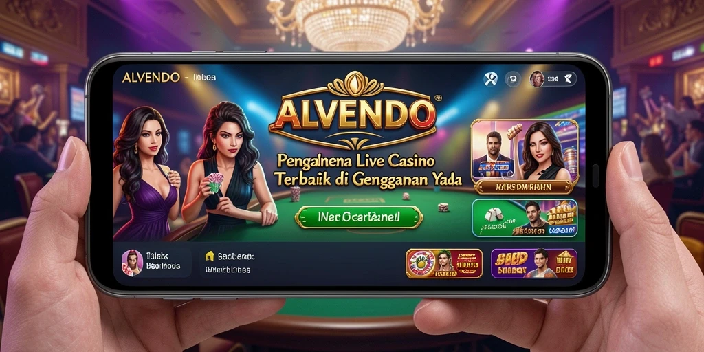 Tampilan gameplay Live Casino ALVENDO yang memikat dan interaktif.