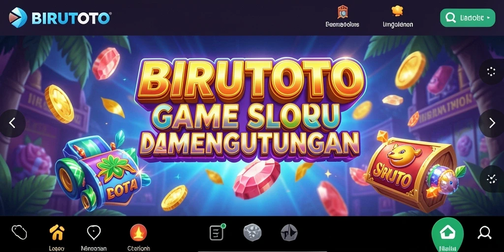 Tampilan menarik dan gameplay seru dari BIRUTOTO.