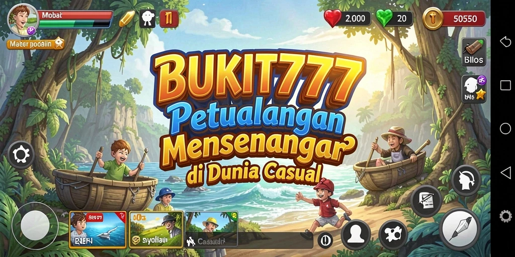 Screenshot gameplay BUKIT777 yang menampilkan aksi seru dan karakter lucu.