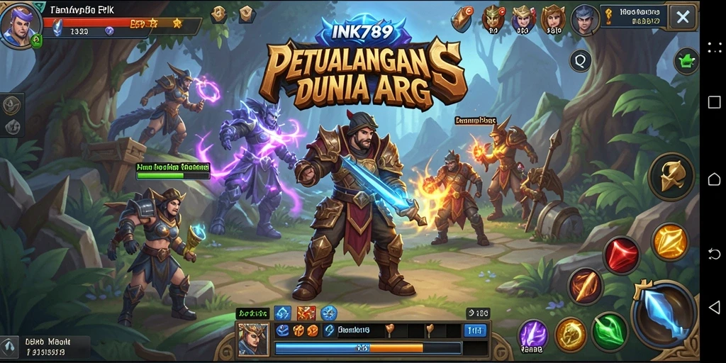 Tampilan gameplay ARPG yang memukau di INK789.