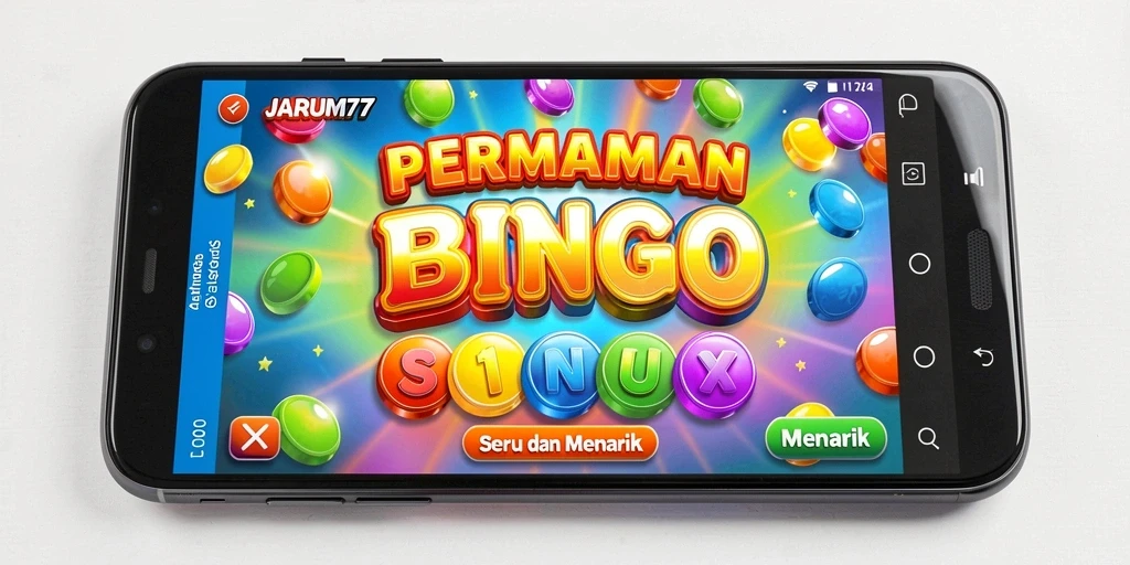 Screenshot utama JARUM77 menampilkan gameplay Bingo yang seru dan interaktif.