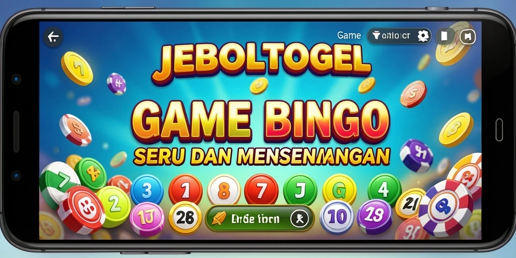 Screenshot JEBOLTOGEL menampilkan gameplay Bingo yang seru dan interaktif.