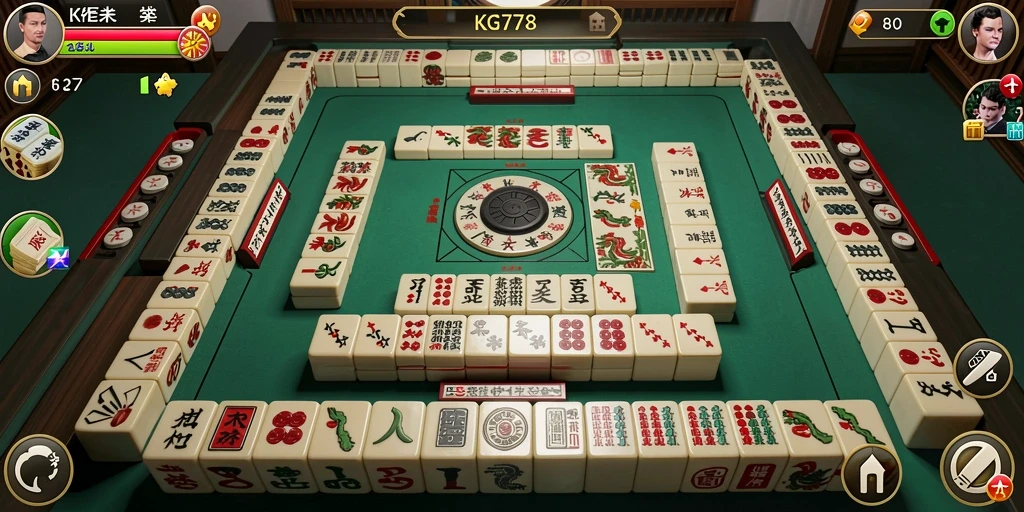 Tampilan gameplay seru Mahjong di KG778