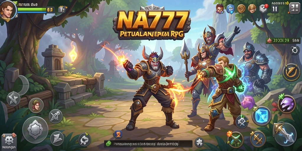 Gameplay seru di NA777 saat menjelajahi dunia RPG fantasi.