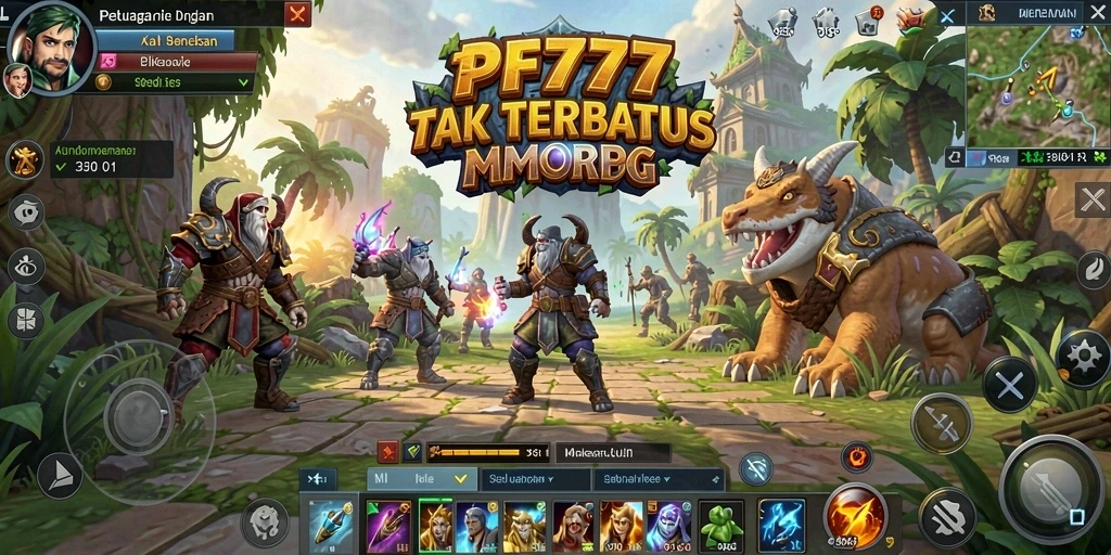 Gameplay PF777 yang mendebarkan di dunia MMORPG.