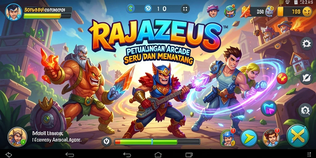 Screenshot RAJAZEUS menampilkan gameplay yang penuh aksi dan tantangan.
