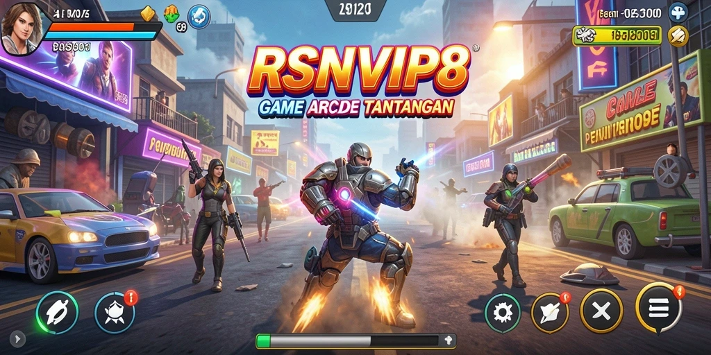 Tampilan gameplay seru dan menantang dari RSNVIP8.