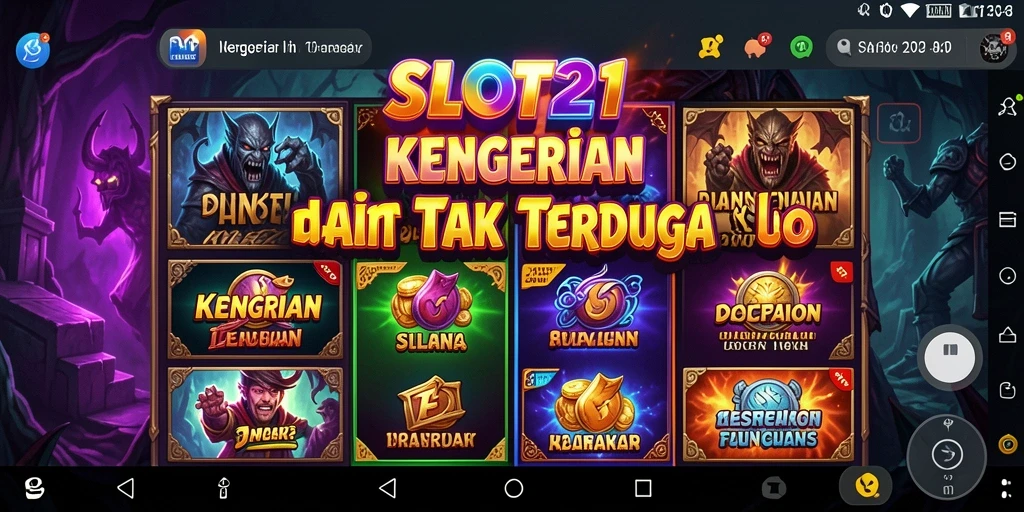 Tampilan gameplay SLOT21 yang menegangkan dan mencekam.