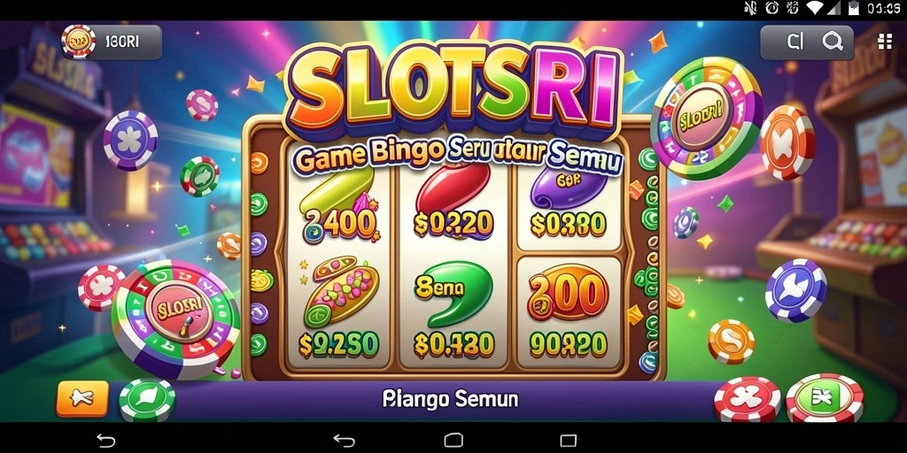 Tampilan gameplay seru di SLOTSRI dengan elemen Bingo yang menakjubkan.