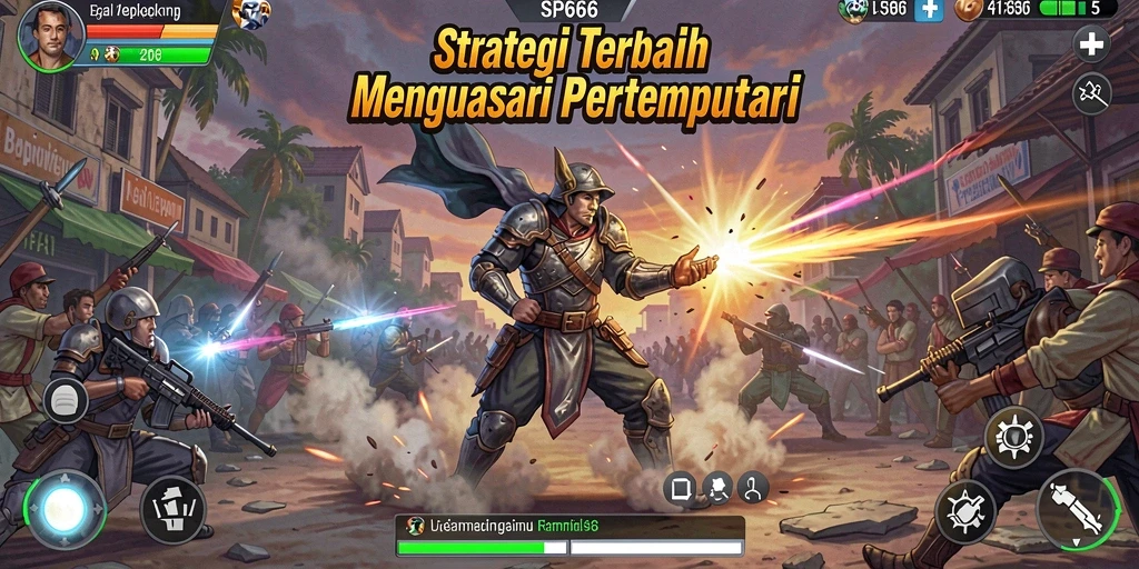 Tangkapan layar menampilkan aksi strategis SP666 yang mendebarkan.