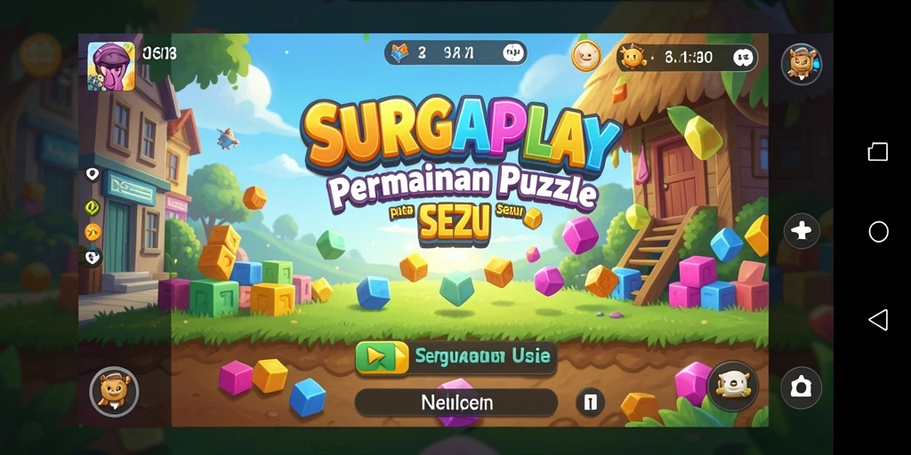Screenshot gameplay SURGAPLAY menampilkan tantangan Puzzle yang menarik.