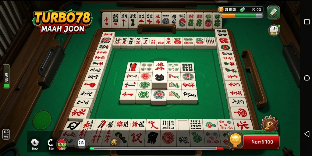 Tampilan gameplay menawan dari TURBO78 - nikmati Mahjong yang seru.